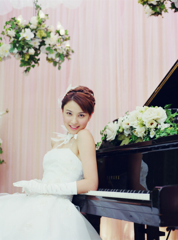 婚紗攝影樣片美麗新娘圖片