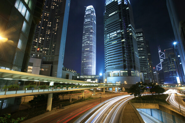 美丽香港夜景图片