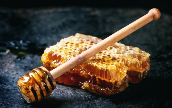 蜂蜜蜂巢美食食材背景素材