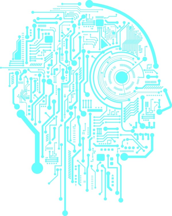 人工智能科技感人脑