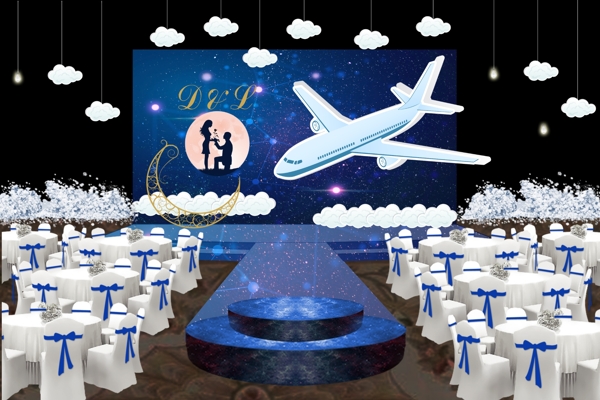 飛機(jī)主題婚禮