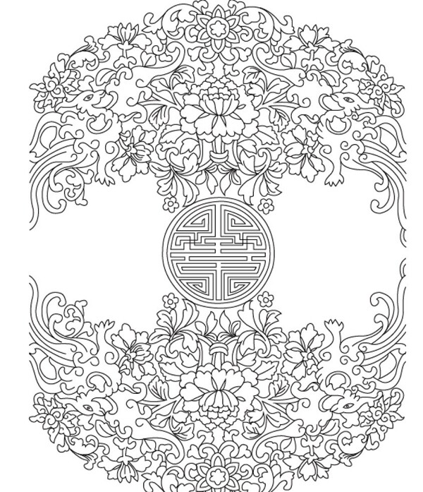 古典花紋圖案圖片