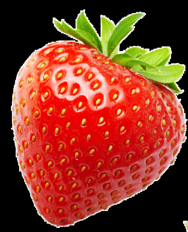 小清新红色草莓元素