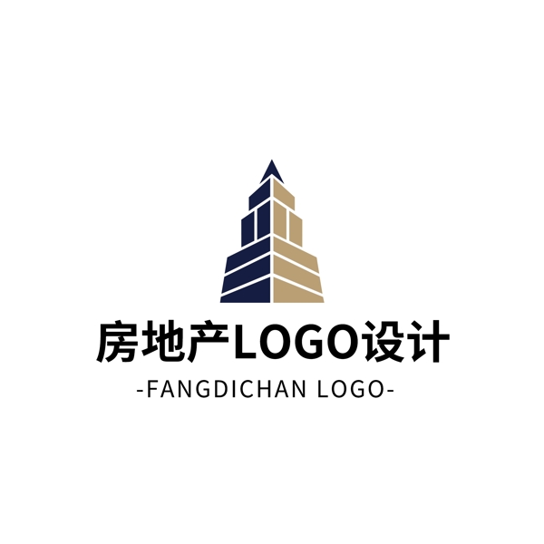 简约大气创意房地产logo标志设计