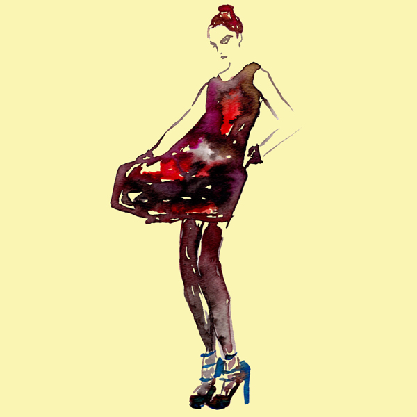位圖插畫時尚插畫人物插畫免費素材