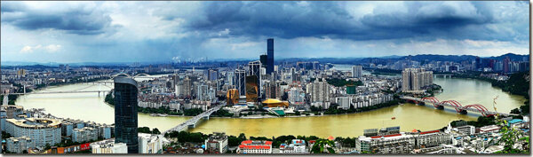 柳州城市俯瞰