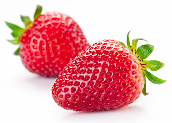 新鲜红草莓图片