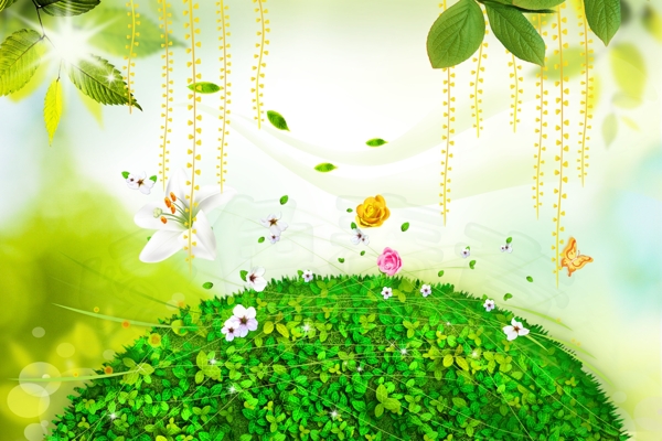 春季绿色图片
