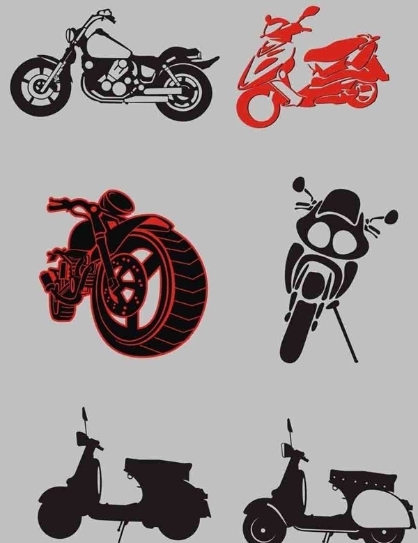 男女装摩托车图片