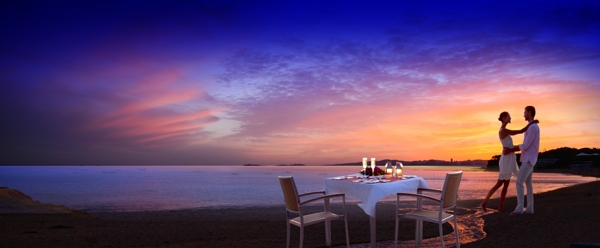 地产海景豪宅晚餐图片