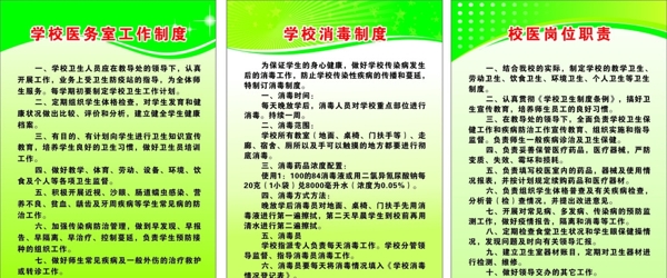 学校医务室工作制度图片