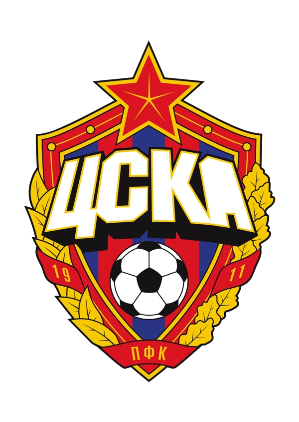 莫斯科中央陆军足球俱乐部徽标