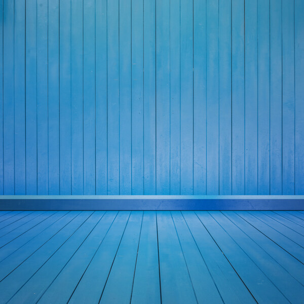 蓝色木纹空间背景底纹