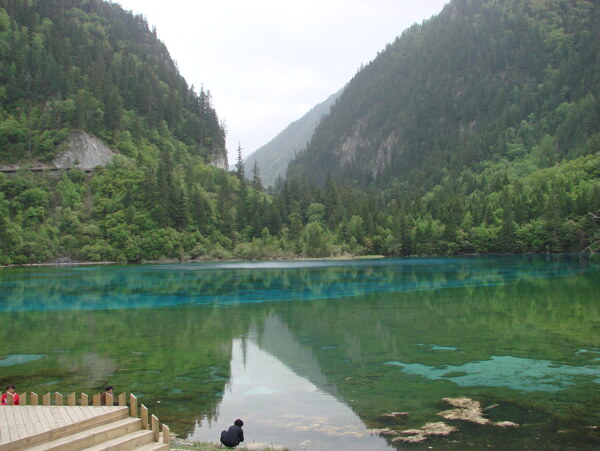 九寨沟美景自然风光山水景观