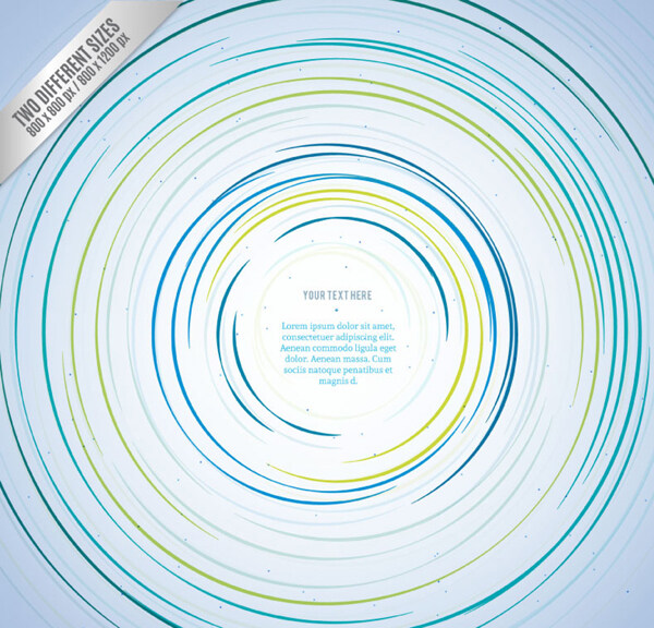 螺旋圆环花纹矢量背景