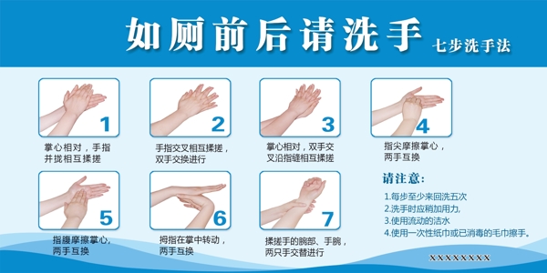洗手七步