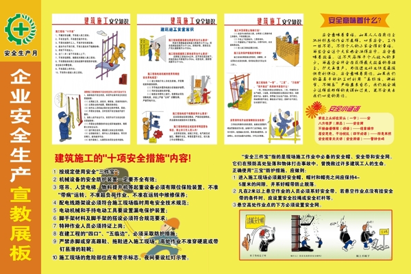 企业安全生产月宣传栏