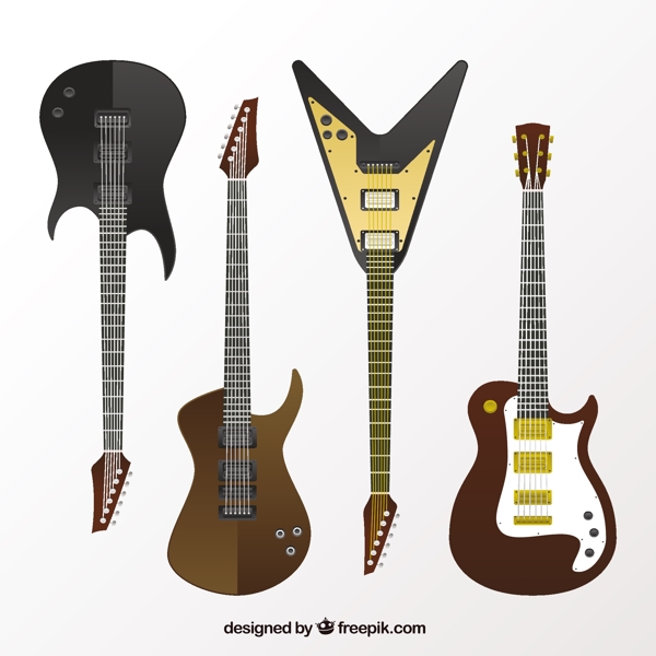 大电吉他的扁平分类
