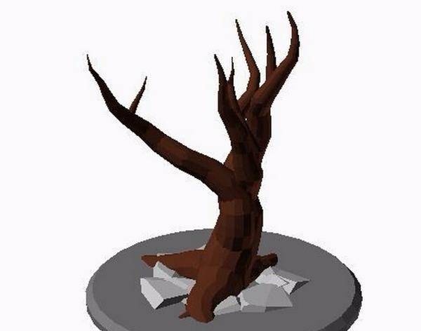 死亡的树3D打印模型