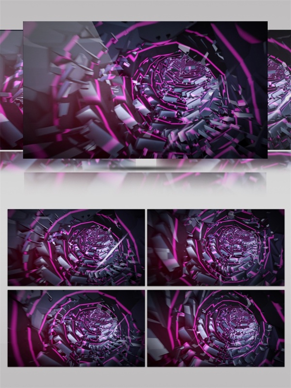 紫色星际旋涡视频素材