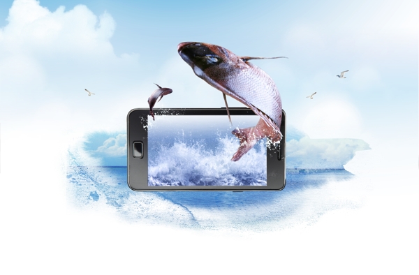 智能手机与鱼