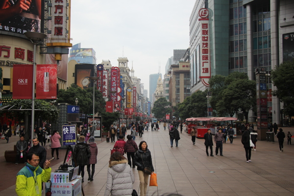 上海南京路街景