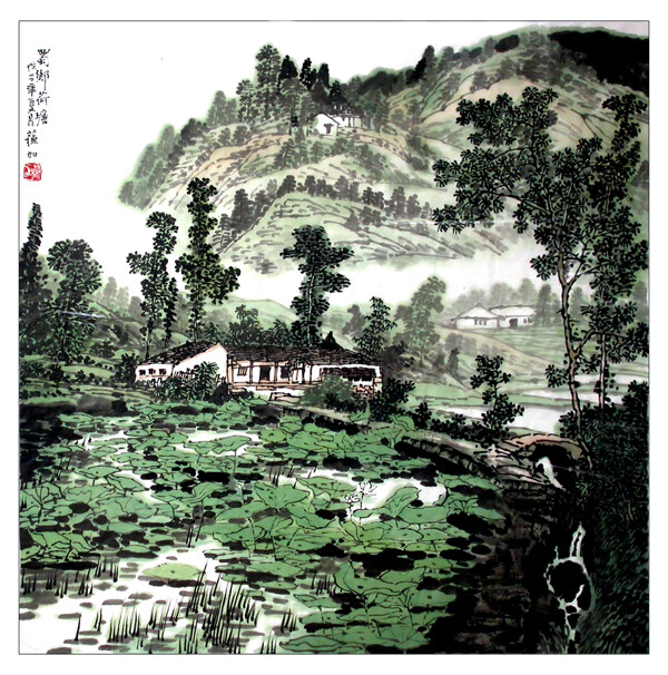 国画山水图片