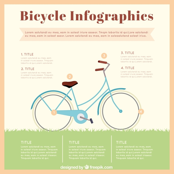 自行车信息排版图