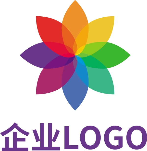 企业彩色缤纷LOGO