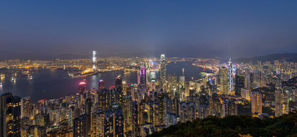 香港夜景图片