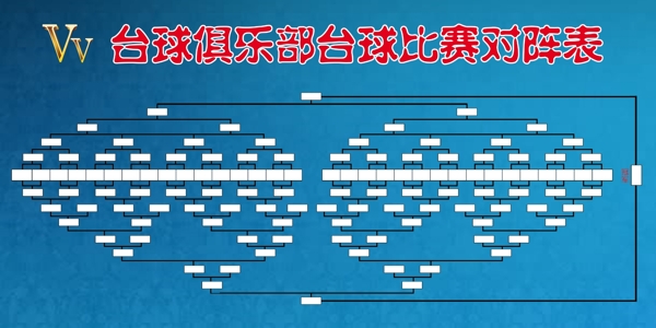 台球双败对阵表