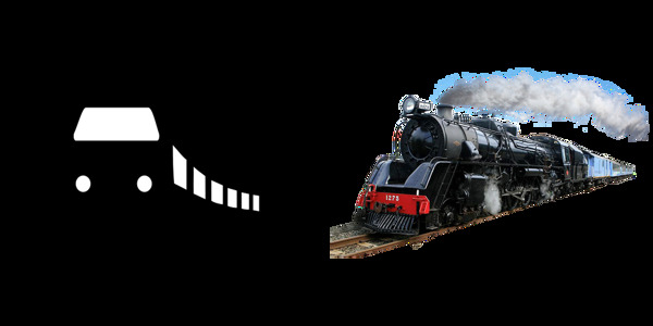 蒸汽火车车厢图免抠png透明图层素材