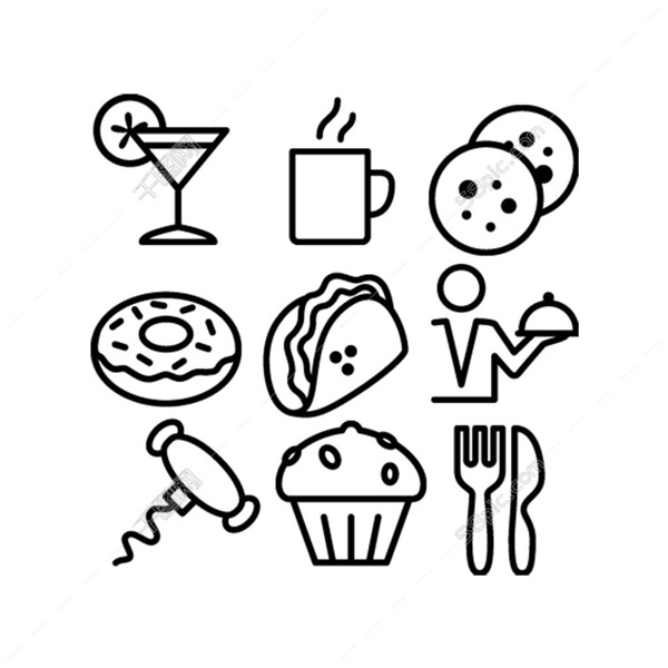 ICON食品厨具图标图片