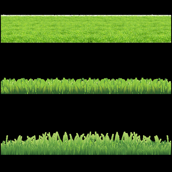 绿色草地免抠png透明图层素材