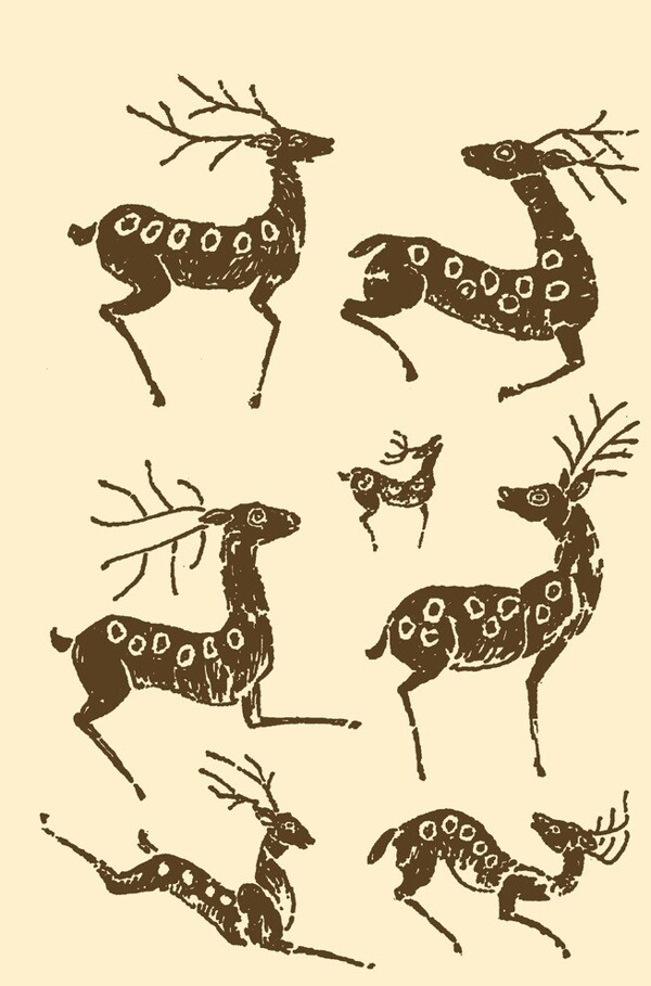 中国纹样鹿