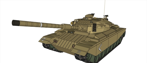 T85坦克模型