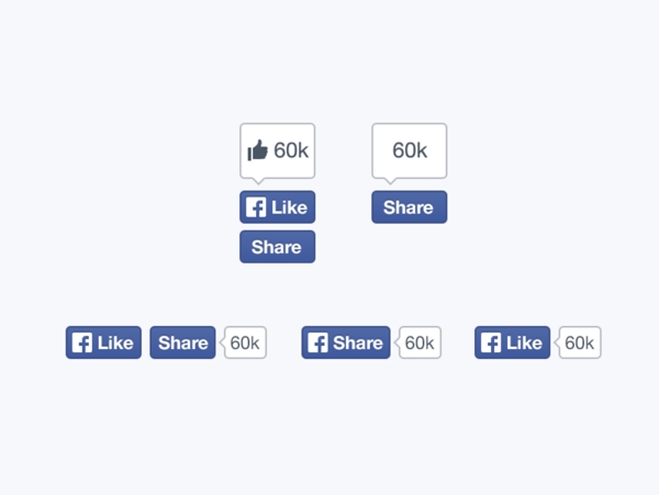 新的facebook分享按钮