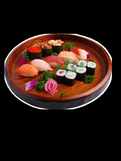 鲜美寿司三文鱼日式美食料理