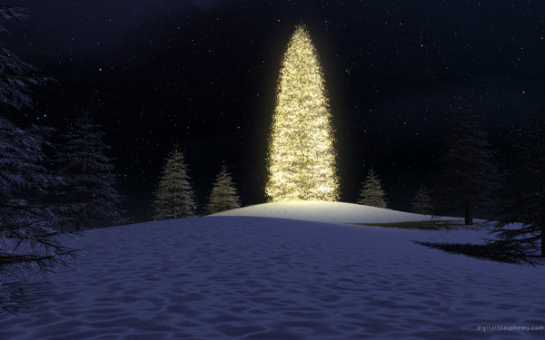 圣诞树背景图
