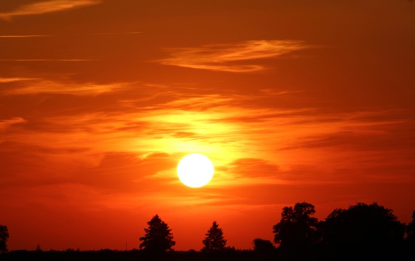 唯美夕阳风景图片大全