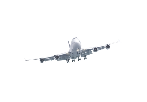 飞机波音747起图片