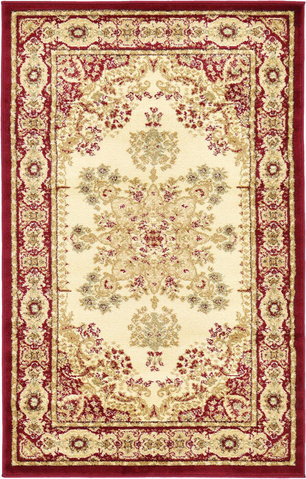 红边金色花纹经典地毯材质贴图