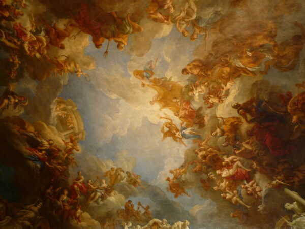 凡尔赛宫殿天顶画图片