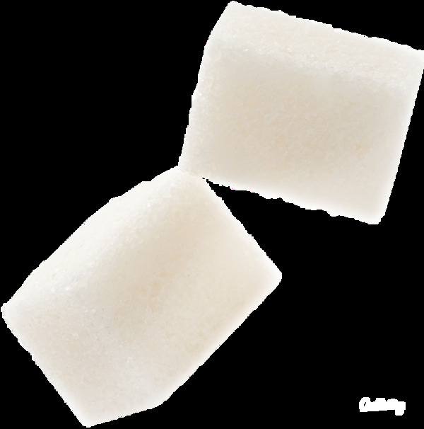 白色方糖免抠png透明图层素材