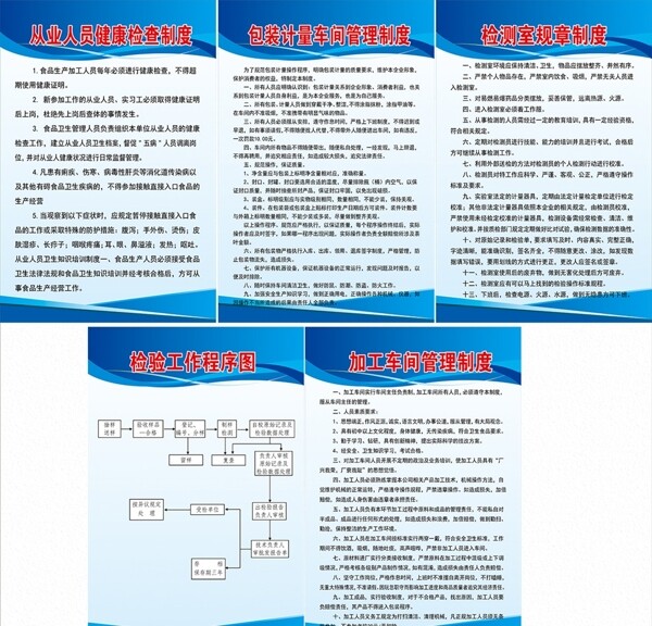 食品加工车间制度