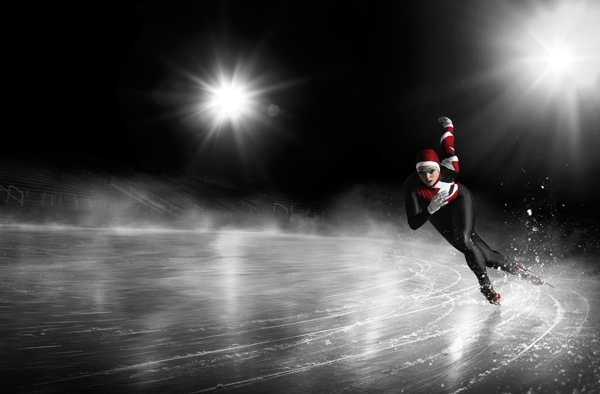 滑冰者图片