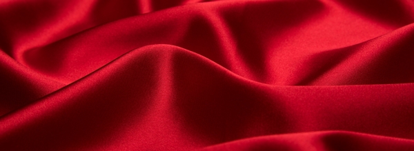红色绸缎红色丝绸