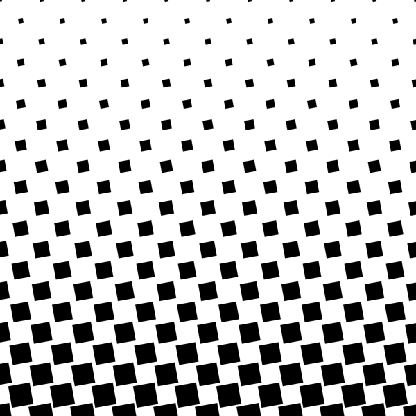 单色抽象正方形图案背景从角正方形的黑白几何图形设计
