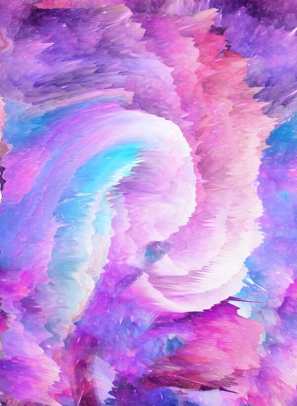 原创漩涡抽象3d质感粉紫背景素材