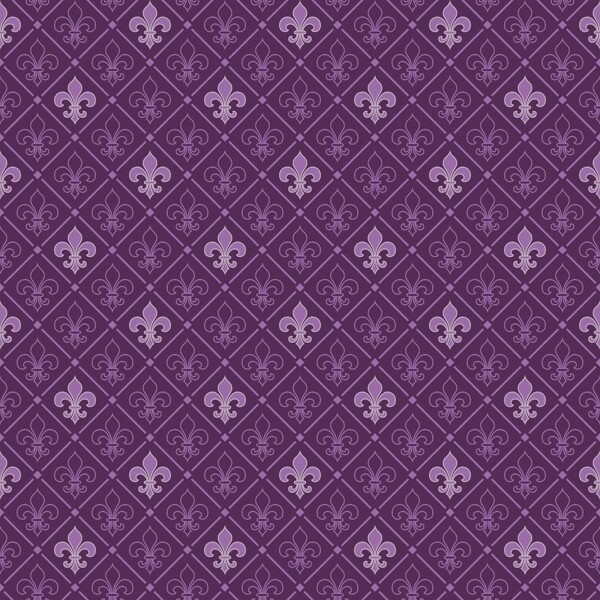 矢量素材紫色浪漫花纹背景
